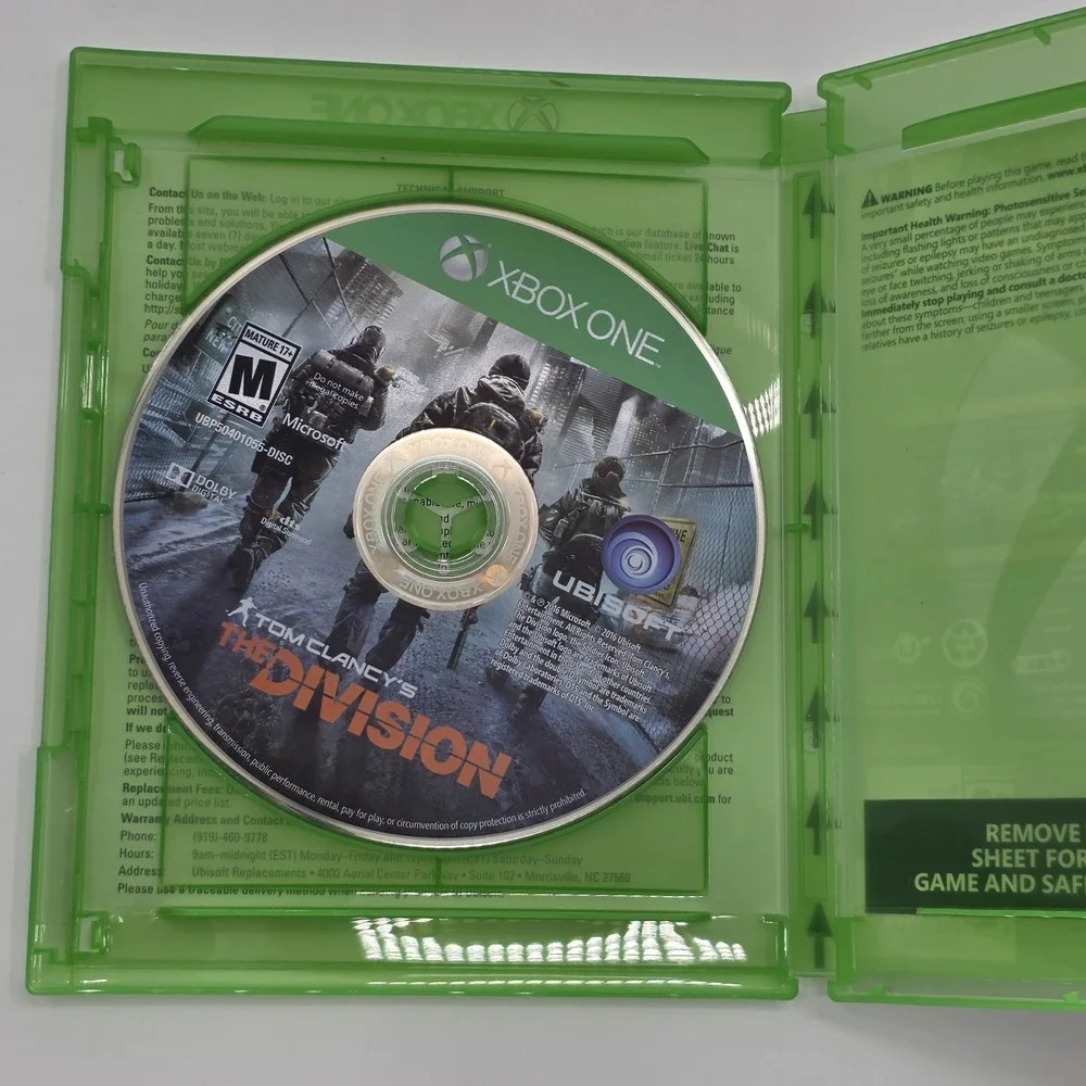 Tom Clancy's: The Division - Microsoft Xbox One Video Game Ubisoft 2017 EUC